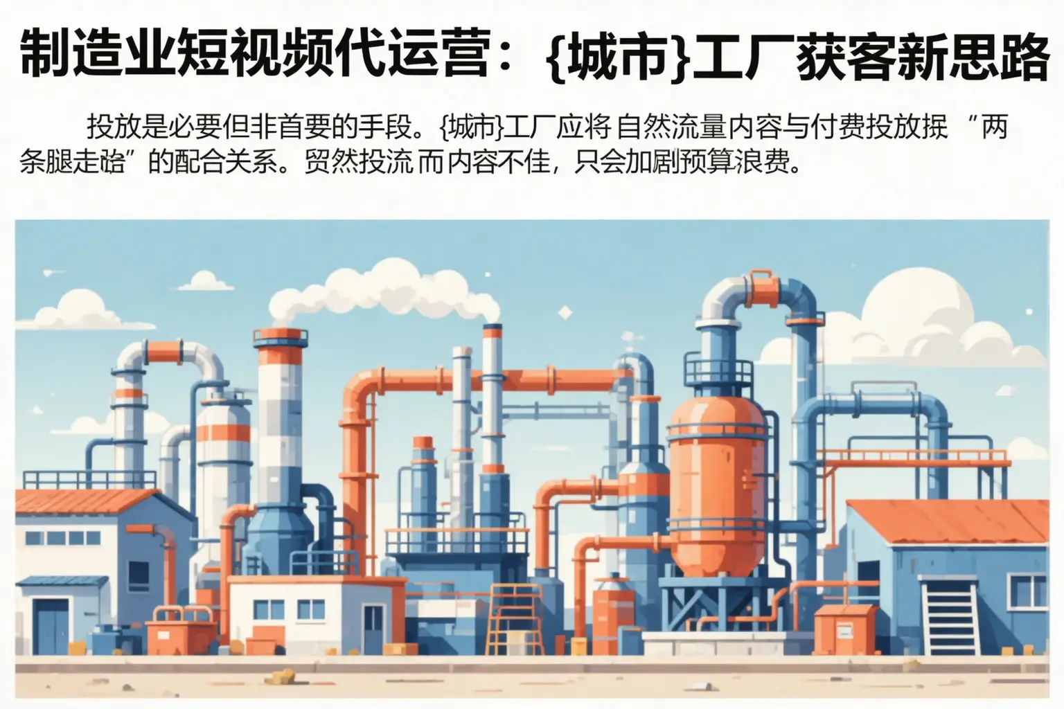 制造业短视频代运营：崇信工厂获客新思路